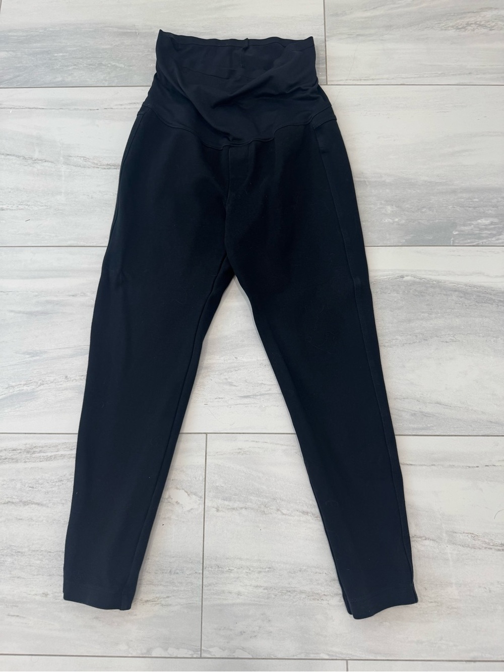 Gap Maternity Full-Panel Ponte Leggings Black Pants